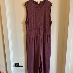 CIDER Mauve Rose Jumpsuit 1XL